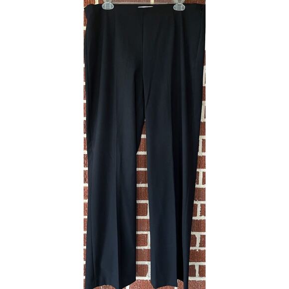 Coldwater Creek Classic Fit Side Zip Black Dress Pants Size 14 - Picture 1 of 3